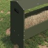 Trough d'alimentation pour le bétail Vert olive 79 x 35 x 62 cm 538716538716