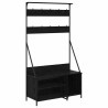 Porte-vêtements Chêne noir 100 x 41 x 184 cm Bois d'ingénierie 538726538726