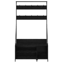 Porte-vêtements Chêne noir 100 x 41 x 184 cm Bois d'ingénierie 538726538726