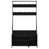 Porte-vêtements Chêne noir 100 x 41 x 184 cm Bois d'ingénierie 538726538726