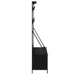 Porte-vêtements Chêne noir 100 x 41 x 184 cm Bois d'ingénierie 538726538726