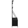 Porte-vêtements Chêne noir 100 x 41 x 184 cm Bois d'ingénierie 538726538726