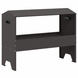 Trough d'alimentation pour le bétail Noir 79 x 35 x 62 cm 538729538729