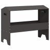 Trough d'alimentation pour le bétail Noir 79 x 35 x 62 cm 538729538729