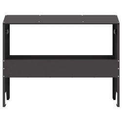 Trough d'alimentation pour le bétail Noir 79 x 35 x 62 cm 538729538729