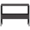 Trough d'alimentation pour le bétail Noir 79 x 35 x 62 cm 538729538729
