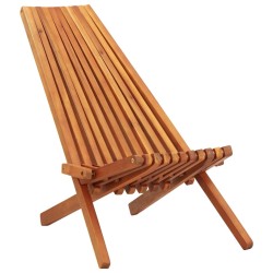 Chaise pliable d'extérieur Bois d'acacia solide 538735538735