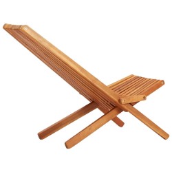 Chaise pliable d'extérieur Bois d'acacia solide 538735538735