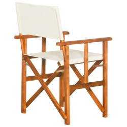 Chaise de metteur en scène Bois massif d'acacia 538740538740