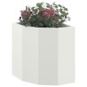 Jardinière d'Angle Blanc 30 x 30 x 35 cm Acier 538743538743