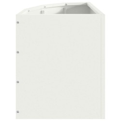 Jardinière d'Angle Blanc 30 x 30 x 35 cm Acier 538743538743