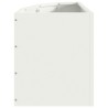 Jardinière d'Angle Blanc 30 x 30 x 35 cm Acier 538743538743