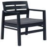 Salon de jardin 3 pcs Plastique Anthracite 538745538745