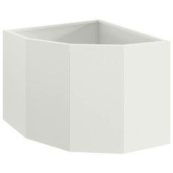 Jardinière d'Angle Blanc 45 x 45 x 35 cm Acier 538747538747