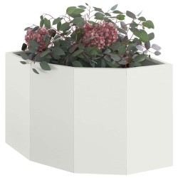 Jardinière d'Angle Blanc 45 x 45 x 35 cm Acier 538747538747