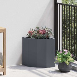 Jardinière d'Angle Anthracite 30 x 30 x 35 cm Acier 538751538751