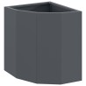 Jardinière d'Angle Anthracite 30 x 30 x 35 cm Acier 538751538751