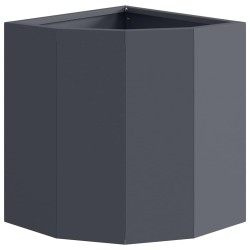 Jardinière d'Angle Anthracite 30 x 30 x 35 cm Acier 538751538751
