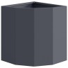 Jardinière d'Angle Anthracite 30 x 30 x 35 cm Acier 538751538751