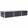 Lit surélevé de jardin Anthracite 240x80x45 cm Acier galvanisé 538754538754