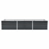 Lit surélevé de jardin Anthracite 240x80x45 cm Acier galvanisé 538754538754