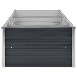 Lit surélevé de jardin Anthracite 240x80x45 cm Acier galvanisé 538754538754