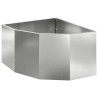 Jardinière d'Angle Argent 60 x 60 x 35 cm Acier galvanisé 538755538755