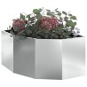 Jardinière d'Angle Argent 60 x 60 x 35 cm Acier galvanisé 538755538755