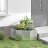 Jardinière d'Angle Argent 60 x 60 x 35 cm Acier galvanisé 538755538755
