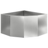 Jardinière d'Angle Argent 60 x 60 x 35 cm Acier galvanisé 538755538755