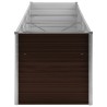 Lit surélevé de jardin Marron 320x80x77 cm Acier galvanisé 538757538757