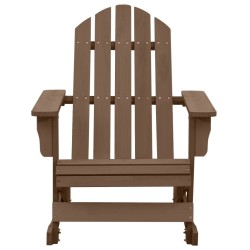 Chaise à bascule de jardin Bois Marron 538760538760
