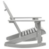 Chaise à bascule de jardin Bois Gris 538761538761