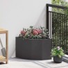 Jardinière d'Angle Noir 45 x 45 x 35 cm Acier 538762538762