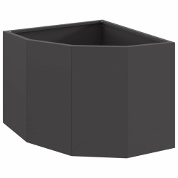 Jardinière d'Angle Noir 45 x 45 x 35 cm Acier 538762538762