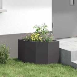 Jardinière d'Angle Noir 45 x 45 x 35 cm Acier 538762538762