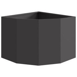 Jardinière d'Angle Noir 45 x 45 x 35 cm Acier 538762538762