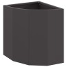 Jardinière d'Angle Noir 30 x 30 x 35 cm Acier 538764538764