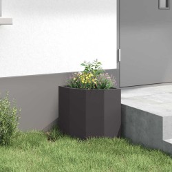 Jardinière d'Angle Noir 30 x 30 x 35 cm Acier 538764538764