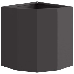 Jardinière d'Angle Noir 30 x 30 x 35 cm Acier 538764538764