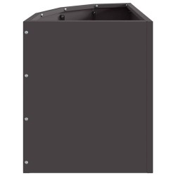 Jardinière d'Angle Noir 30 x 30 x 35 cm Acier 538764538764