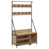 Porte-vêtements avec étagère Chêne artisanal 100 x 41 x 184 cm 538765538765