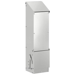 Mangeoire pour poules Argent 13 x 12 x 51 cm Acier galvanisé 538771538771