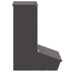 Distributeur de porcs Noir 55 x 38 x 76 cm Acier Laminé à Froid 538774538774