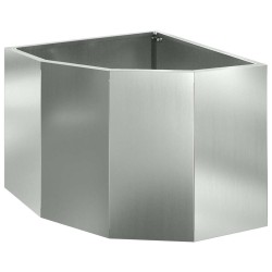 Jardinière d'Angle Argent 45 x 45 x 35 cm Acier galvanisé 538775538775