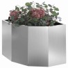 Jardinière d'Angle Argent 45 x 45 x 35 cm Acier galvanisé 538775538775
