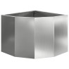 Jardinière d'Angle Argent 45 x 45 x 35 cm Acier galvanisé 538775538775