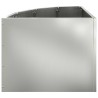 Jardinière d'Angle Argent 45 x 45 x 35 cm Acier galvanisé 538775538775