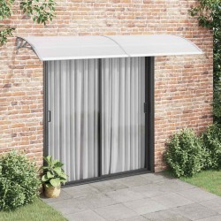 Auvent de porte Gris 300 x 100 cm PC 538778538778