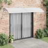 Auvent de porte Gris 300 x 100 cm PC 538778538778